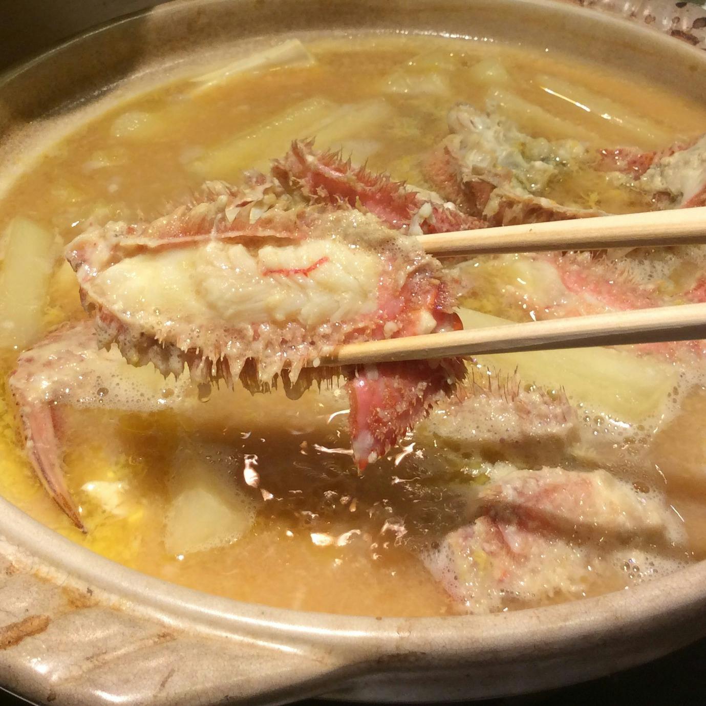 和食と和酒 磯じまん 個室確約 毛ガニ大根鍋 毛ガニを丸々一匹使った贅沢濃厚鍋 ディナー プラン メニュー 一休 Comレストラン