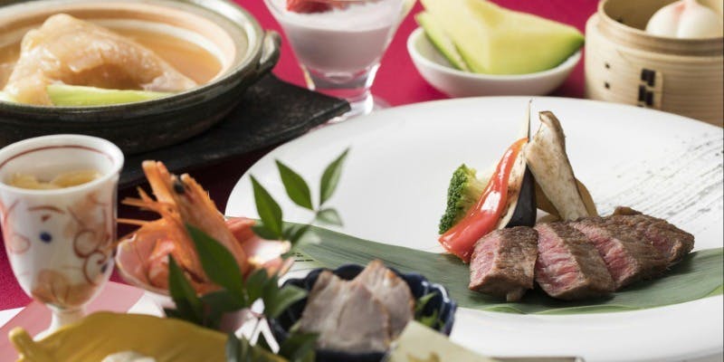 【2026正月「煌」】国産ふかひれ姿煮、金目鯛と紀州梅まだいを含む海の幸、なにわ黒牛など堪能（1/1～4）