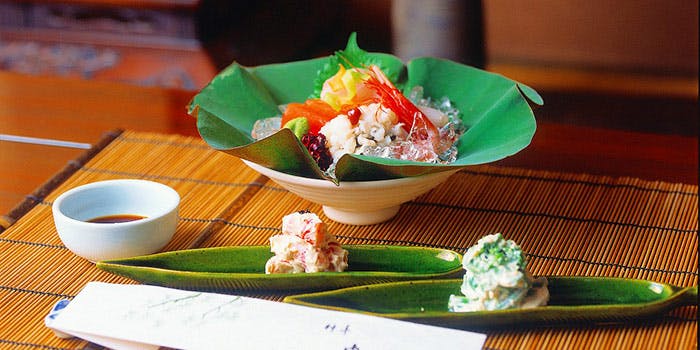 料亭 中松 【極上本懐石「嚮陽」】前菜・造里・焼八寸・炊合せ・揚物