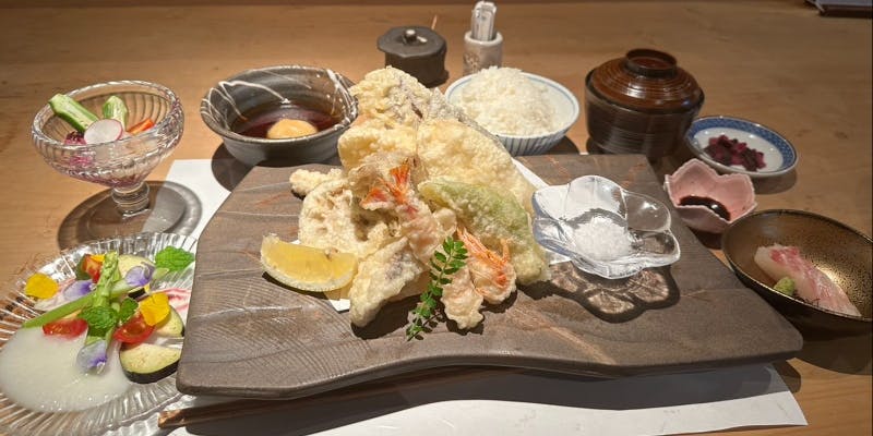 【天婦羅 御膳】天ぷら「9種」厳選食材をご堪能（限定商品）
