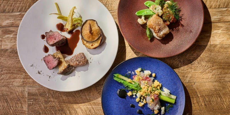 12/1～【シグネチャーディナーコース】旬の九州食材と厳選肉食べ比べ等全7品