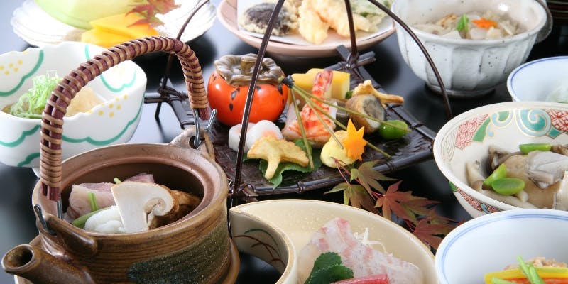 【料理長のおまかせ会席 宝珠】天ぷらなど全9品（個室確約）