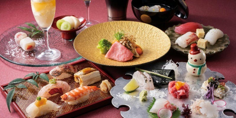 【Xmas2025】乾杯用スパークリングワイン付き【クリスマス会席「鈴音」】（12/1～25）