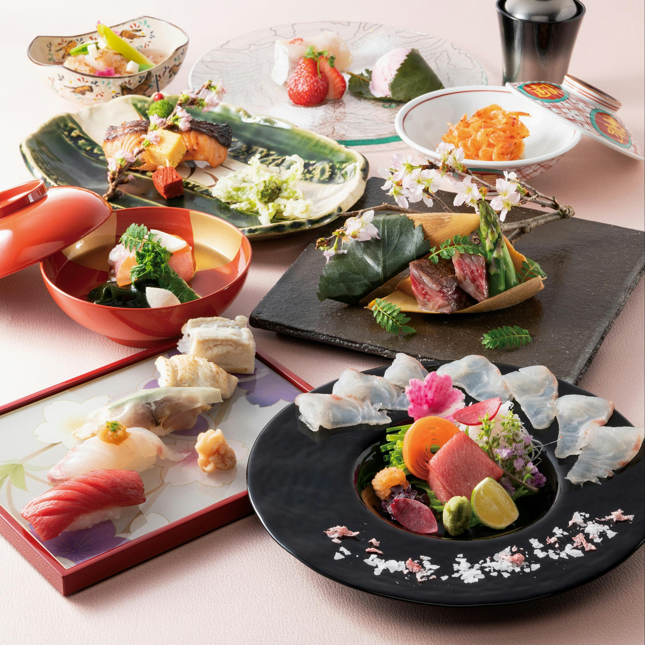 すし割烹 翁鮨 ホテル阪急インターナショナル 春の翁鮨会席 Sakura 鯛花造り 桜鱒味噌柚庵焼き 黒毛和牛ロースなど全8品 タイムセール ディナー プラン メニュー 一休 Comレストラン すし割烹 翁鮨 ホテル阪急インターナショナル 春の翁鮨会席 Sakura 鯛花造り 桜鱒味噌柚庵焼き 黒毛和牛ロースなど全8品 タイムセール ディナー プラン メニュー 一休 Comレストラン