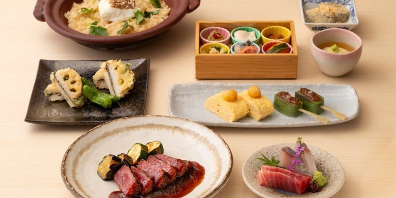 【華】季節のコース　8品＋飲み放題90分付（2時間制）