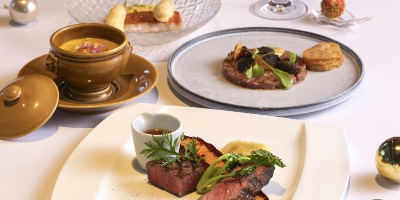 【クリスマス2025】A5和牛フィレ×金目鯛×フォアグラトリュフの豪華饗宴＋乾杯シャンパン付（12/23～26）