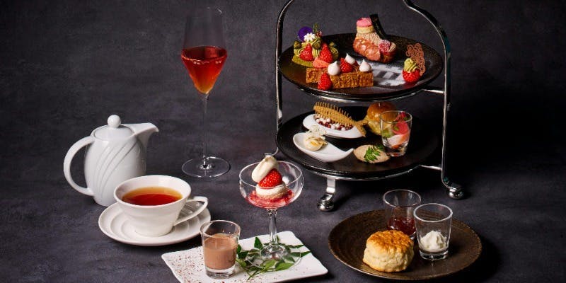 【1月9日～3月のおすすめ】アフタヌーンティーセット　～いちご＆ショコラ～＋2ドリンク