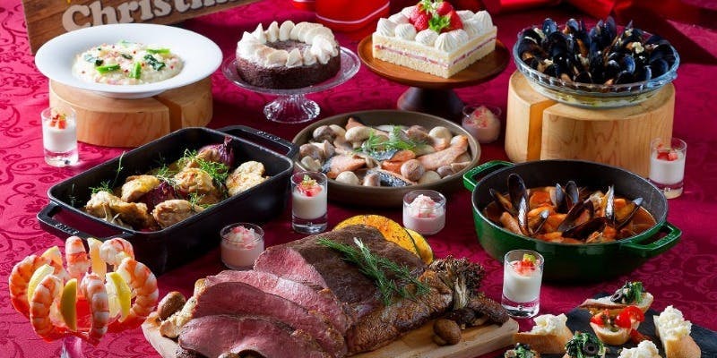 【ランチビュッフェ】－CHRISTMAS AROUND THE WORLD－＋ドリンクバー（11ー12月 平日限定）