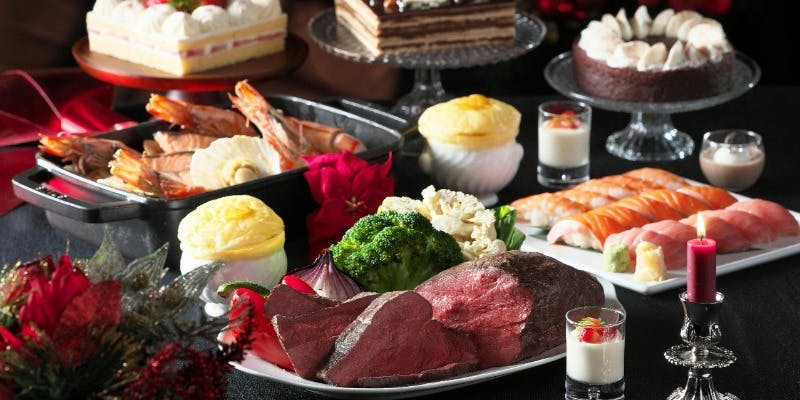 【12/23～12/25開催】－ クリスマス ディナービュッフェ－＋ドリンクバー