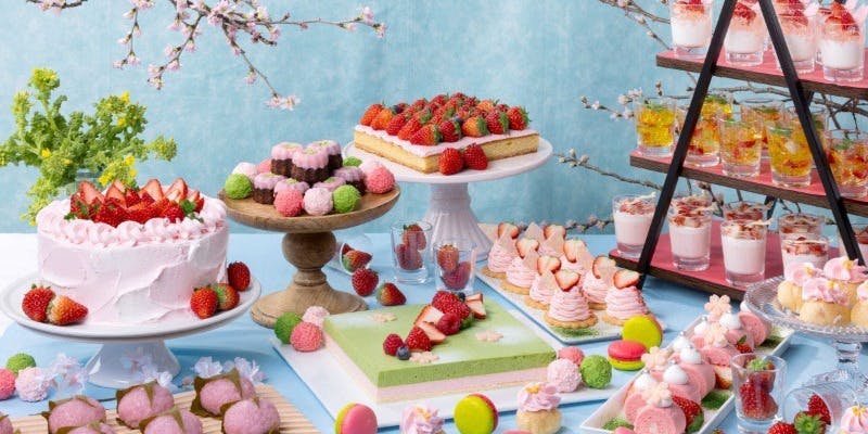 【スイーツ食べ放題】Spring Sweets Buffet 2025～Sakura × Strawberries～