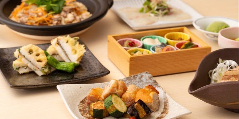 【彩コース】真鯛のカルパッチョや栗の土釜ご飯など全8品＋飲み放題付き