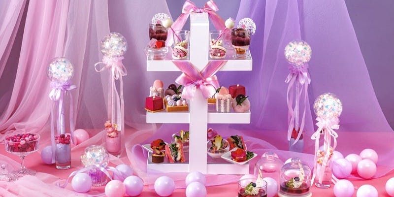 Pink afternoon tea 【with purple】（ソファー席）