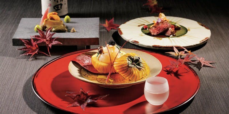 【日本料理 呉竹 】扇会席＋グラスシャンパン