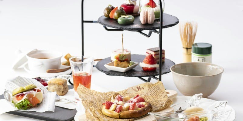 祇園辻利のお茶と苺のアフタヌーンティー（1/13～2/28）