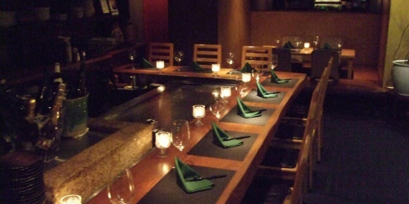 【お席のみのご予約プラン】会員制の隠れ家鉄板焼で至福のひとときを～お料理は当日にお好きな物を～