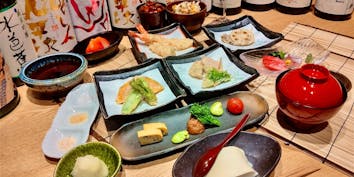 【庵】料理長おすすめの天ぷらが集結 全8品 - くずし割烹 天ぷら竹の庵 東銀座店