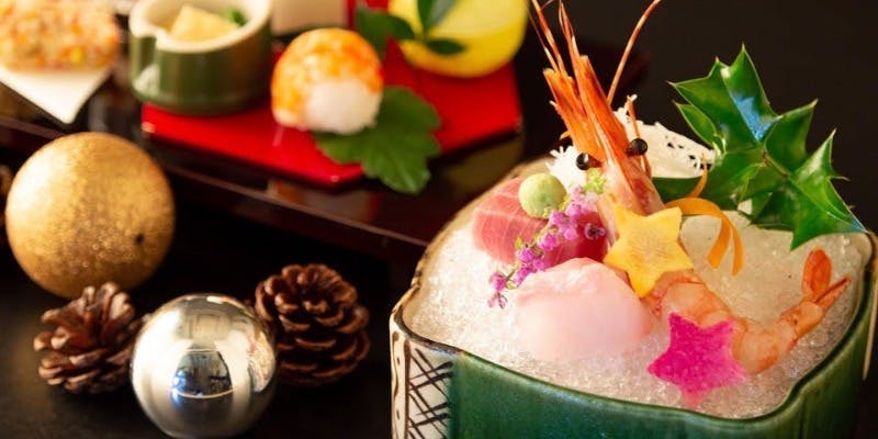 【クリスマス】虎河豚鉄刺・銀鱈・仙台牛など／日本料理で大人Christmas（12/5から）