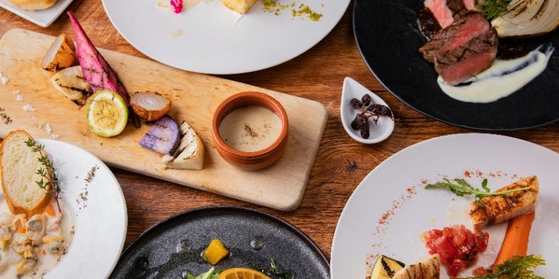 【個室確約/ビジネス会食や接待に】飛騨牛やオマール海老など贅沢ディナーフルコース