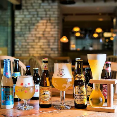 4種の樽生ビールやクラフトビールにもこだわりを