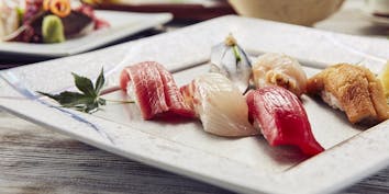【季節の寿司コース】お造り・焼物も堪能全7品 - 和食 清水／グランドプリンスホテル新高輪