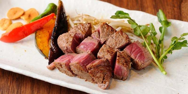 【A5仙台牛サーロイン＆ 活けオマール海老のコース】全6品＋1ドリンク