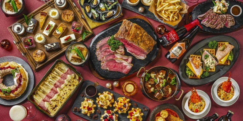 【土日祝ランチブッフェ】ヨーロッパフェア～ベルギー～＋石焼ステーキやお寿司（10/18～12/14）