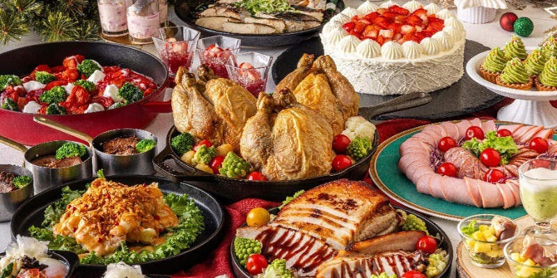 【Xmas2025】クリスマスランチブッフェ（12月22～25日/90分制）