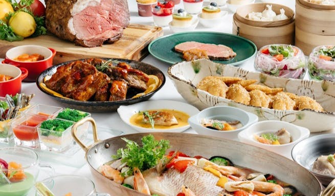 朝食 ブッフェダイニング ケッヘル ブッフェダイニング ケッヘル シンヨコハマプリンスホテル 新横浜プリンスホテル ブッフェ 一休 Comレストラン