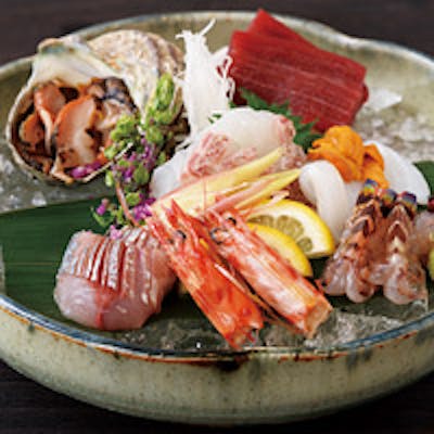 豊洲山治直送の魚介を使用したお料理