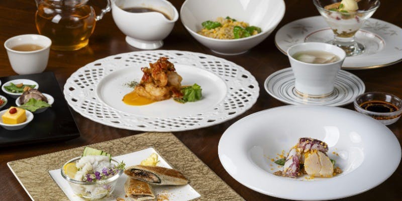 【マダムチャイナ】8種前菜盛り、海老料理など全7品（90分制）