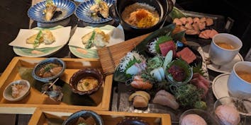 【雅～みやび～】厳選鮮魚、すっぽん、山菜、ズワイガニ土鍋飯など全11品 - 紫扇