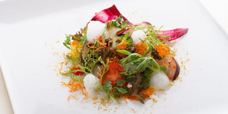 【Ar’sスぺシャーレ】前菜・パスタ・魚・お肉のフルコース全6品＋2時間飲み放題（窓側確約）