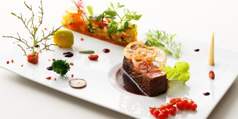 【豪華食材コース】キャビア・アワビ・オマール海老・黒毛和牛など全6品＋2時間飲み放題（4名以上限定）