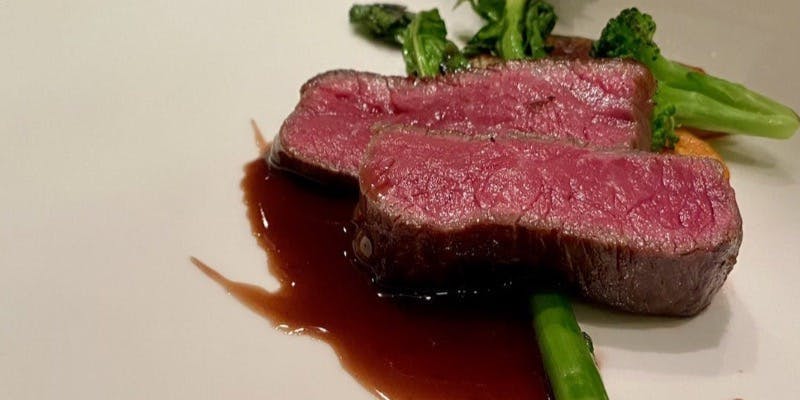 【MENU B Plus】ランチ～季節の2品，オマール＆黒毛和牛，選べるご飯物～全7品