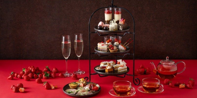 【12月～2月】いちご×ショコラのウィンターアフタヌーンティー（平日）