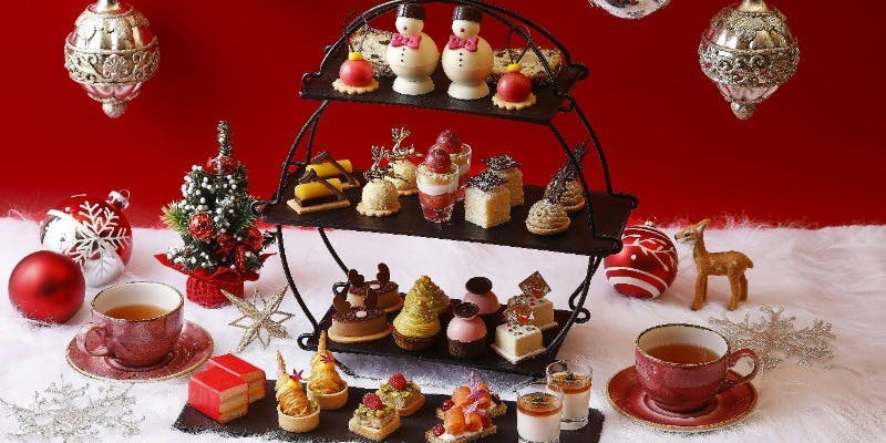 【Xmas2025】フェスティブアフタヌーンティー＋カフェフリー（平日がお得！）
