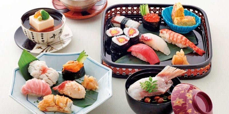 【寿司会席～お好み寿司三昧～】好きなお寿司をセレクト！赤出汁や水菓子付