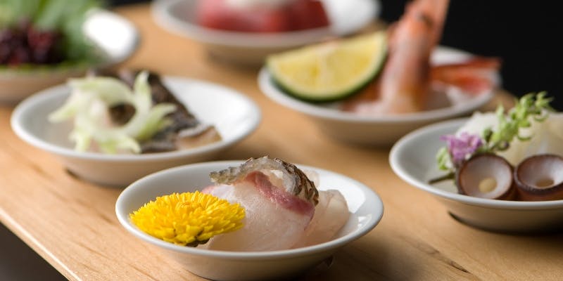 【然】好きなお寿司をセレクト！上質な魚介を使用した寿司や造りなどご堪能