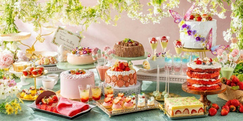 スイーツビュッフェ「Strawberry Fairy Garden（ストロベリーフェアリーガーデン）」