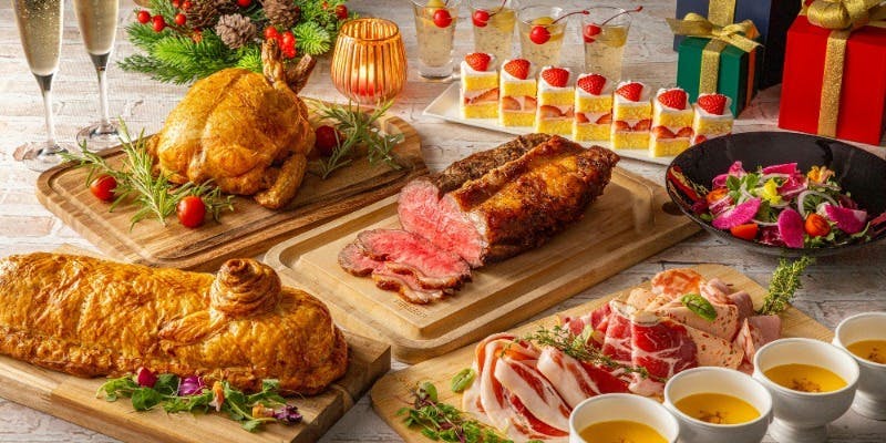 【Xmas2025】二夜限定のクリスマスディナービュッフェ～飲み放題付き～（12/20,21限定）