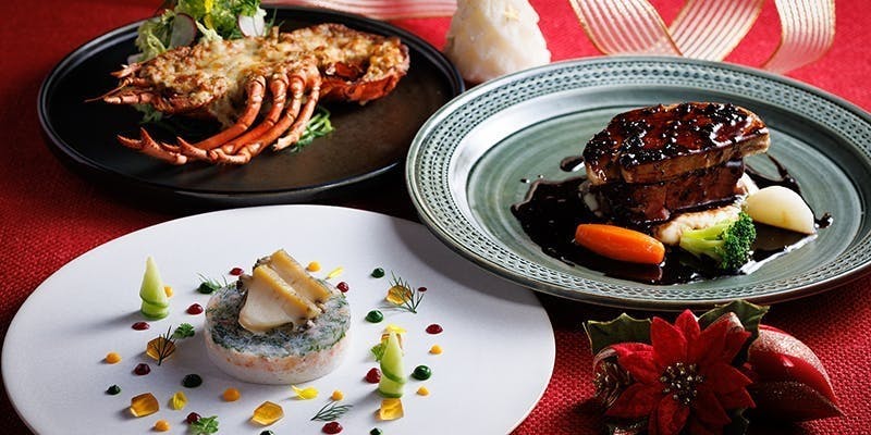 【Xmas2025】クリスマスディナーコース/席指定不可＋乾杯シャンパン1杯、フリーフロー付き（Xmas直前割）