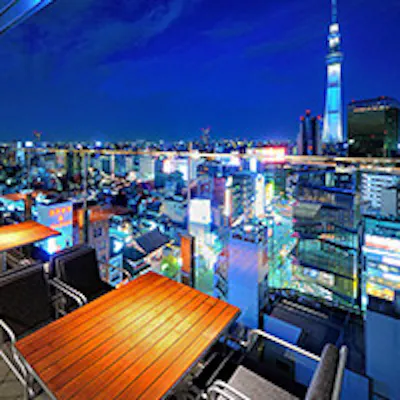 古き良き浅草と東京スカイツリー(R)を一望