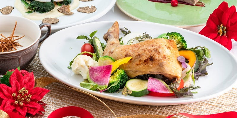 【Xmas2025】クリスマスランチコース＋乾杯ドリンク（12/20～25）