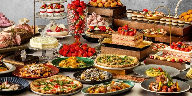 XEX ATAGO GREEN HILLS 【The BAR DINNER】前菜・寿司・パスタ