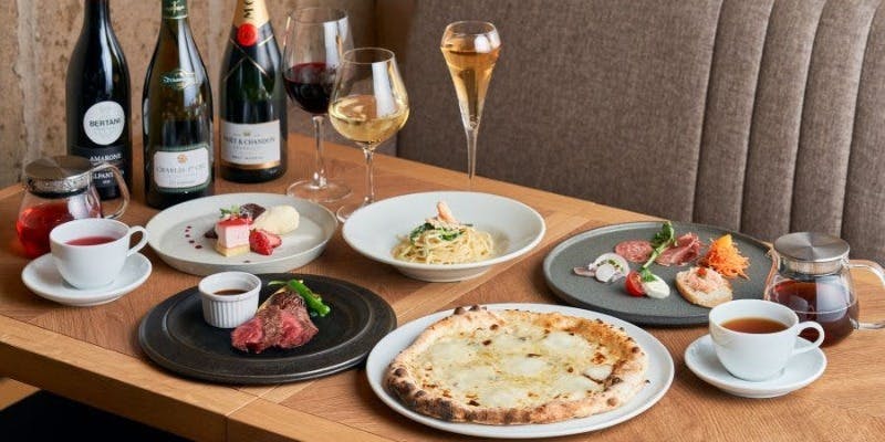 【SPECIALE】ピッツァ、季節のパスタ、アンガス牛炭火焼きなど全5品