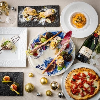 クリスマス ディナー Pizza Salvatore Cuomo Grill 京都 Okaimonoモール レストラン