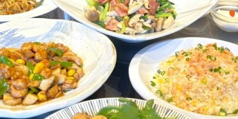 【WEB予約限定】人気の定番中華と2時間飲み放題付き税込4500円パック（ダイニング席・12/24・25・26）