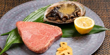 【清水コース】アワビ、ヒレorロースのステーキ、選べるご飯物など全8品 - ステーキ なか彦