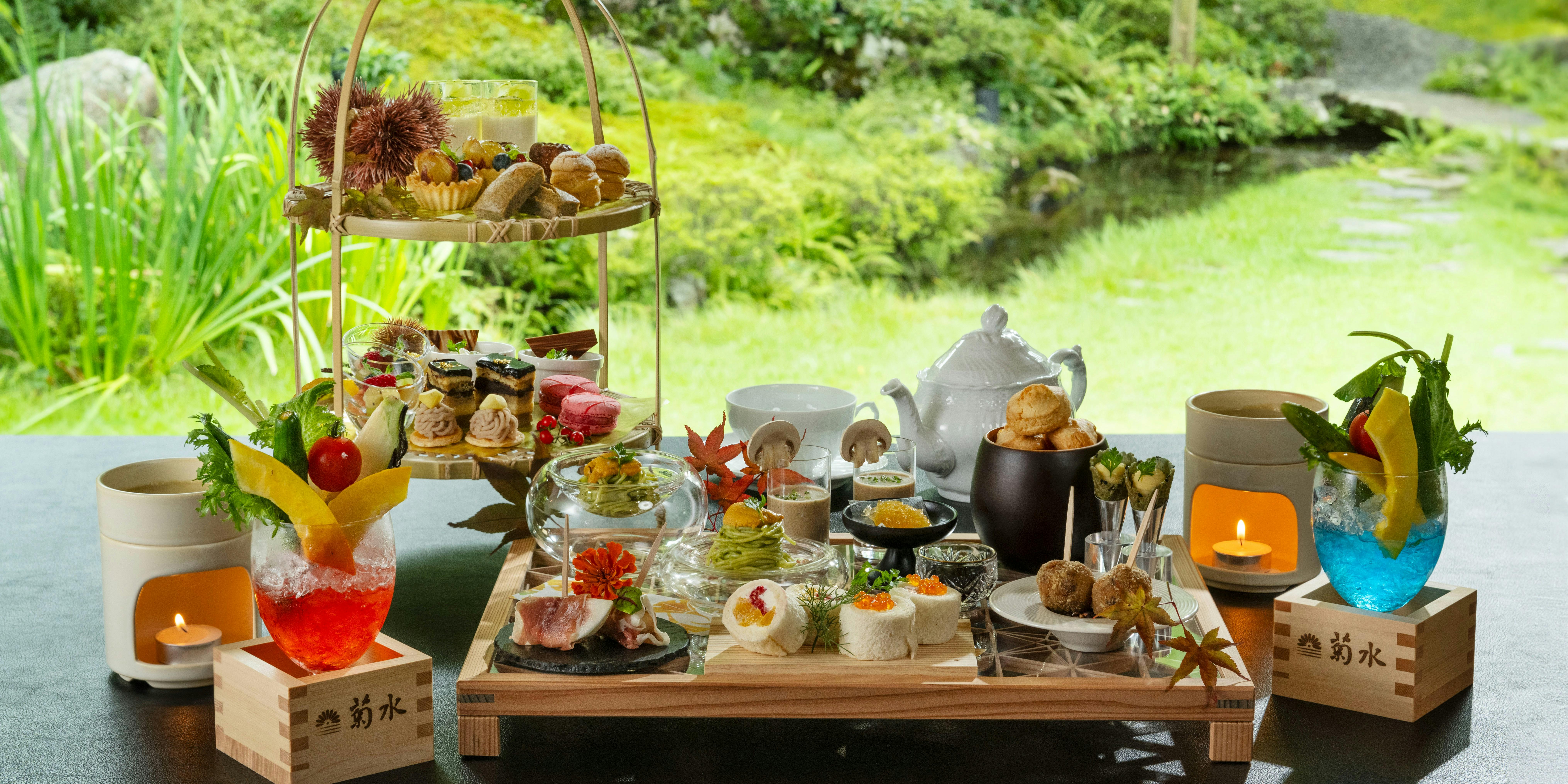 南禅寺参道 菊水 【アフタヌーンティー～山紫水明～】竹細工職人の