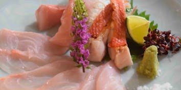 【金目鯛づくしコース】天ぷら、塩焼き、煮付け含む全8品 - 先斗町 魯ビン